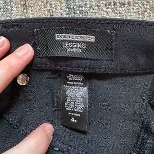 Express black size 4R jeggings